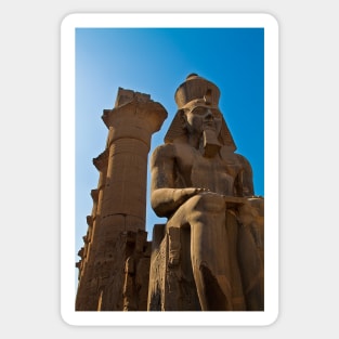 Egypt. Luxor. Luxor Temple. Colossal Statue of Ramesses II. Sticker